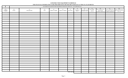 Form DC-74A Contractor&#039;s Financial and Equipment Statement Experience Questionnaire and Past Performance Record - New Jersey, Page 2