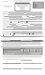 Form MT-33A Application for Erection of Pole - New Jersey