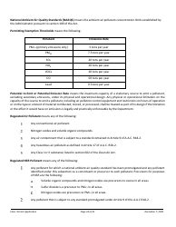 Application Packet for a Class I Permit - Arizona, Page 34