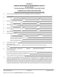 Application Packet for a Class I Permit - Arizona, Page 6