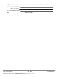 Application Packet for a Class I Permit - Arizona, Page 7