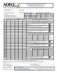 Document preview: Form DWAR16D Drinking Water Analysis Reporting Form - Chlorine Dioxide/Chlorite - Daily - Arizona