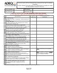 Revised Total Coliform Rule (Rtcr) Seasonal Start-Up Procedures Certification Form - Arizona, Page 2