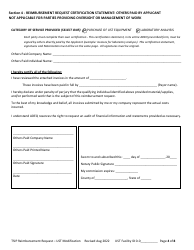 Reimbursement Request Form for Ust Modification - Underground Storage Tank (Ust) Tank Site Improvement Program (Tsip) - Arizona, Page 4