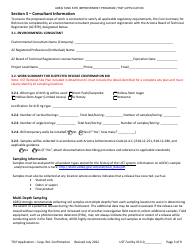 Suspected Release Confirmation Application Form - Tank Site Improvement Program (Tsip) - Arizona, Page 3