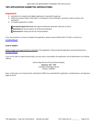 Suspected Release Confirmation Application Form - Tank Site Improvement Program (Tsip) - Arizona, Page 9