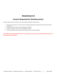 Reimbursement Request Form for Ust Removal - Underground Storage Tank (Ust) Tank Site Improvement Program (Tsip) - Arizona, Page 7