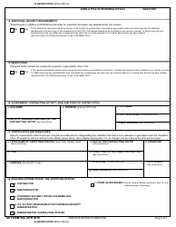 DD Form 254 Department of Defense Contract Security Classification Specification, Page 3
