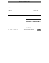 Document preview: DD Form 1387 Military Shipment Label