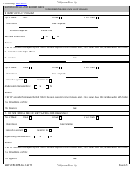 DD Form 3058 Department of Defense Consent to Conduct Installation Records Check (IRC), Page 2