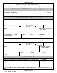 DD Form 2854 TRICARE Plus Disenrollment Request, Page 2