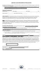 Active Duty Military Leave Election Form - Montana, Page 3