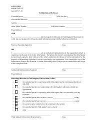 Form MDHS-CSE-617 Verification of Services - Mississippi, Page 2