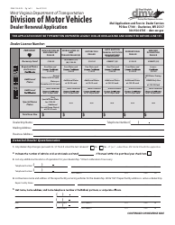 Form DMV-126-E-DS Dealer Renewal Application - West Virginia