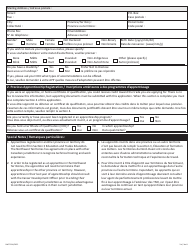 Form NWT9316 Northwest Territories Apprenticeship Application - New Application or Reinstatement - Northwest Territories, Canada (English/French), Page 2