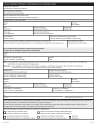 Form NWT9316 Northwest Territories Apprenticeship Application - New Application or Reinstatement - Northwest Territories, Canada (English/French), Page 5
