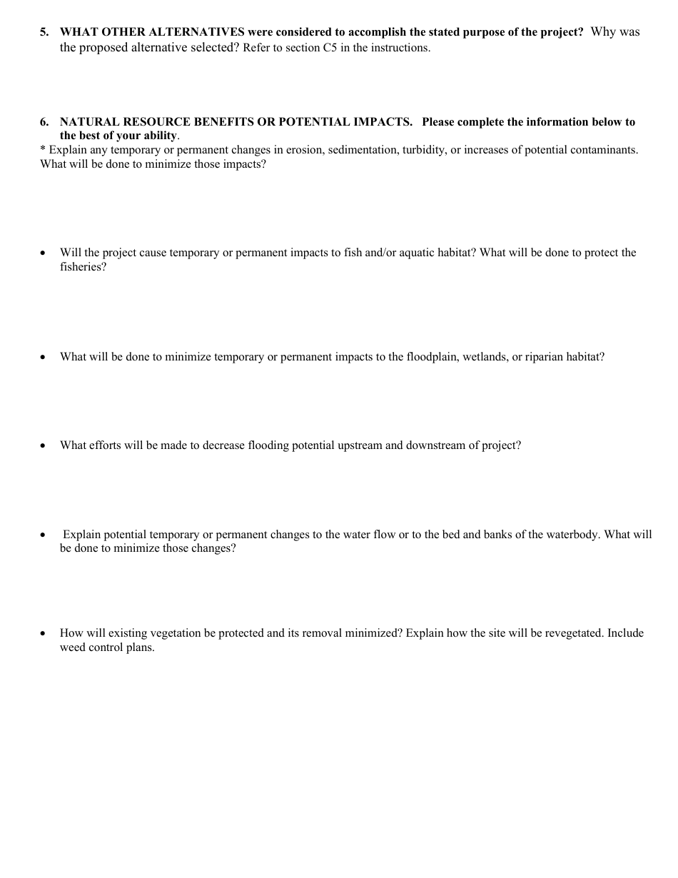 Joint Application for Proposed Work in Montanas Streams, Wetlands, Floodplains  Other Water Bodies - Montana, Page 3