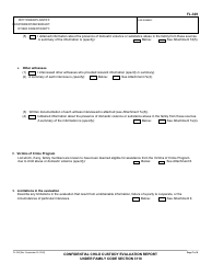 Form FL-329 Confidential Child Custody Evaluation Report Under Family Code Section 3118 - California, Page 7
