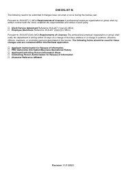 Renewal Professional Employer Organization Application for Licensure - Montana, Page 4