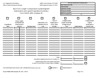 Form ONRR-4295 Gas Transportation Allowance Report, Page 14