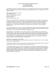 Form ONRR-4295 Gas Transportation Allowance Report, Page 2