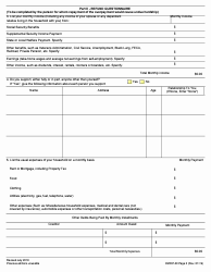 Form OWCP-20 Overpayment Recovery Questionnaire, Page 2