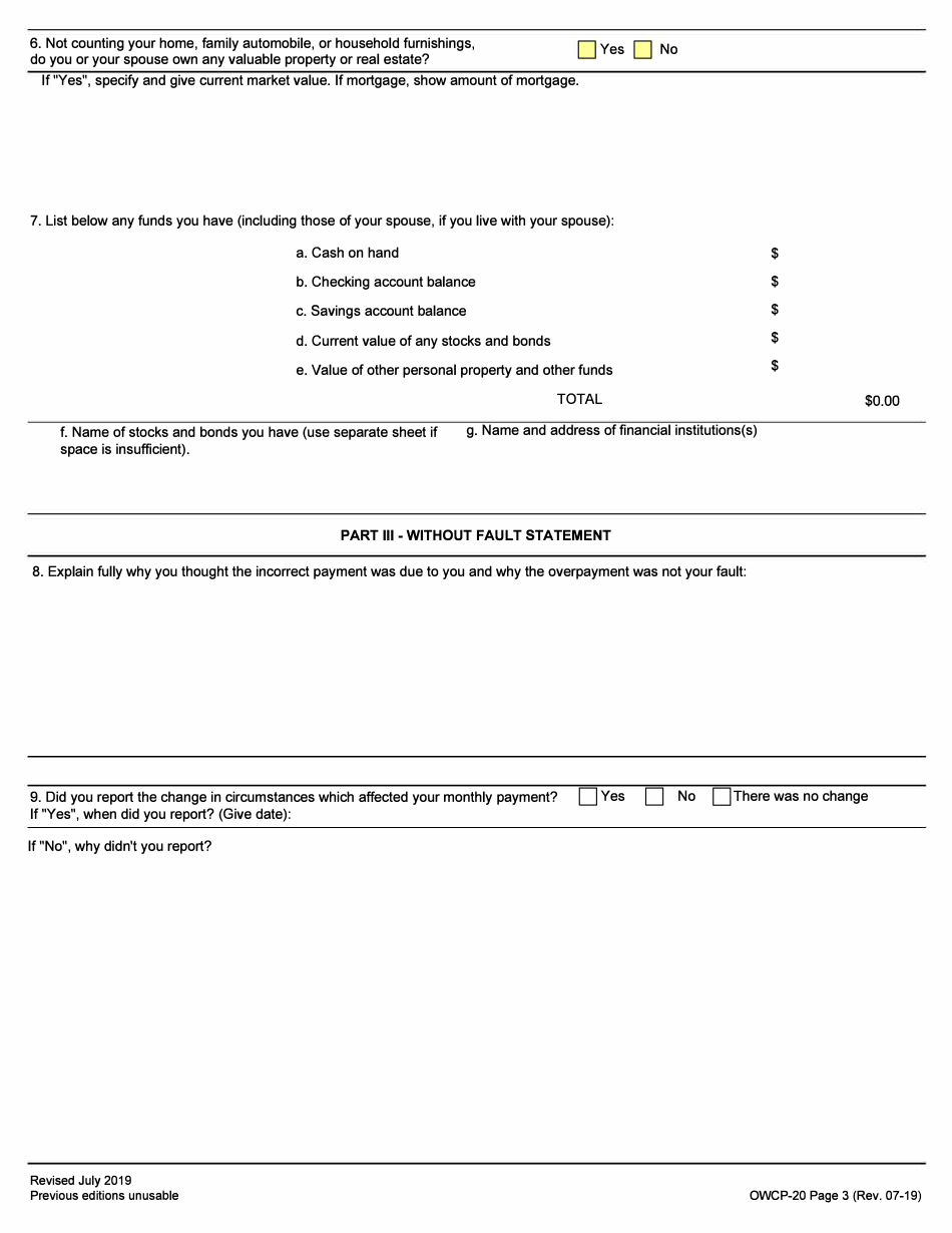Form owcp 20 fill out sign online and download fillable pdf