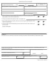 Form CM-623S Representative Payee Report, Page 2