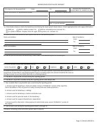 Form CM-623 Representative Payee Report, Page 2