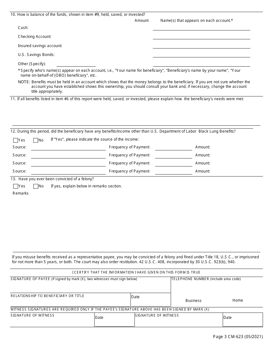 Form Cm 623 Fill Out Sign Online And Download Fillable Pdf