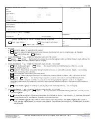 Document preview: Form CR-188 Order on Motion to Vacate Conviction or Sentence - California