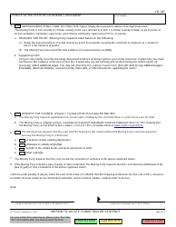 Form CR-187 Motion to Vacate Conviction or Sentence - California, Page 4