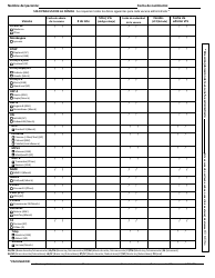 Formulario De Administracion De Vacunas Vfc De Nuevo Mexico - New Mexico (Spanish), Page 2