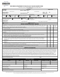 Adult Vaccine Consent Form - New Mexico