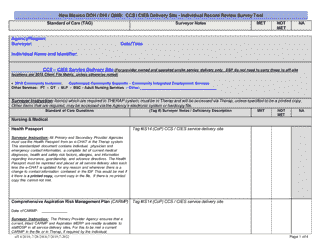 Document preview: New Mexico Doh/Dhi/Qmb: Ccs/Cies Delivery Site - Individual Record Review Survey Tool - New Mexico