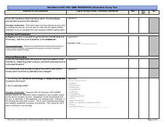 New Mexico Doh/Dhi/Qmb: Residential Observation Survey Tool - New Mexico, Page 2