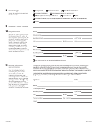 Form DCS Document Cover Sheet, Page 5