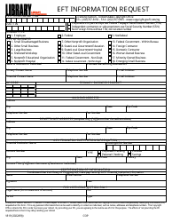 Document preview: Form 1819 Eft Information Request