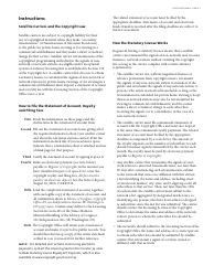 Form SC Statement of Account for Secondary Transmissions by Satellite Carriers of Distant Television Signals, Page 8