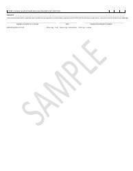 Form DBPR/REG8000-416 Limited Service Veterinary Medical Practice Inspection Form - Sample - Florida, Page 2