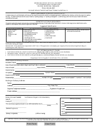 Document preview: Death Certificate Application - Montana