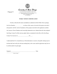 Application for Remandment of Previously Relinquished Access Rights - County of San Diego, California, Page 8