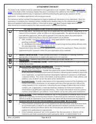 Form RDA2459 Application for Change of Ownership and Request for Provisional Authorization - Tennessee, Page 4