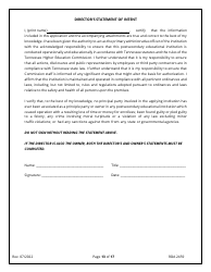 Form RDA2459 Application for Initial Authorization of a Postsecondary Educational Institution - Tennessee, Page 13