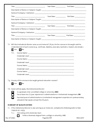 Form RDA2459 Application for Initial Authorization of a Postsecondary Educational Institution - Tennessee, Page 6