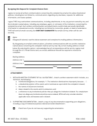 Form HE-0037 Request for Complaint Review - Tennessee, Page 3