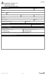 Document preview: Form RCMP GRC5751E Submission Receipt - National Dna Data Bank (Nddb) - Canada