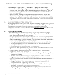 Nebraska Parenting Act Educational Provider Information Sheet - Nebraska, Page 8