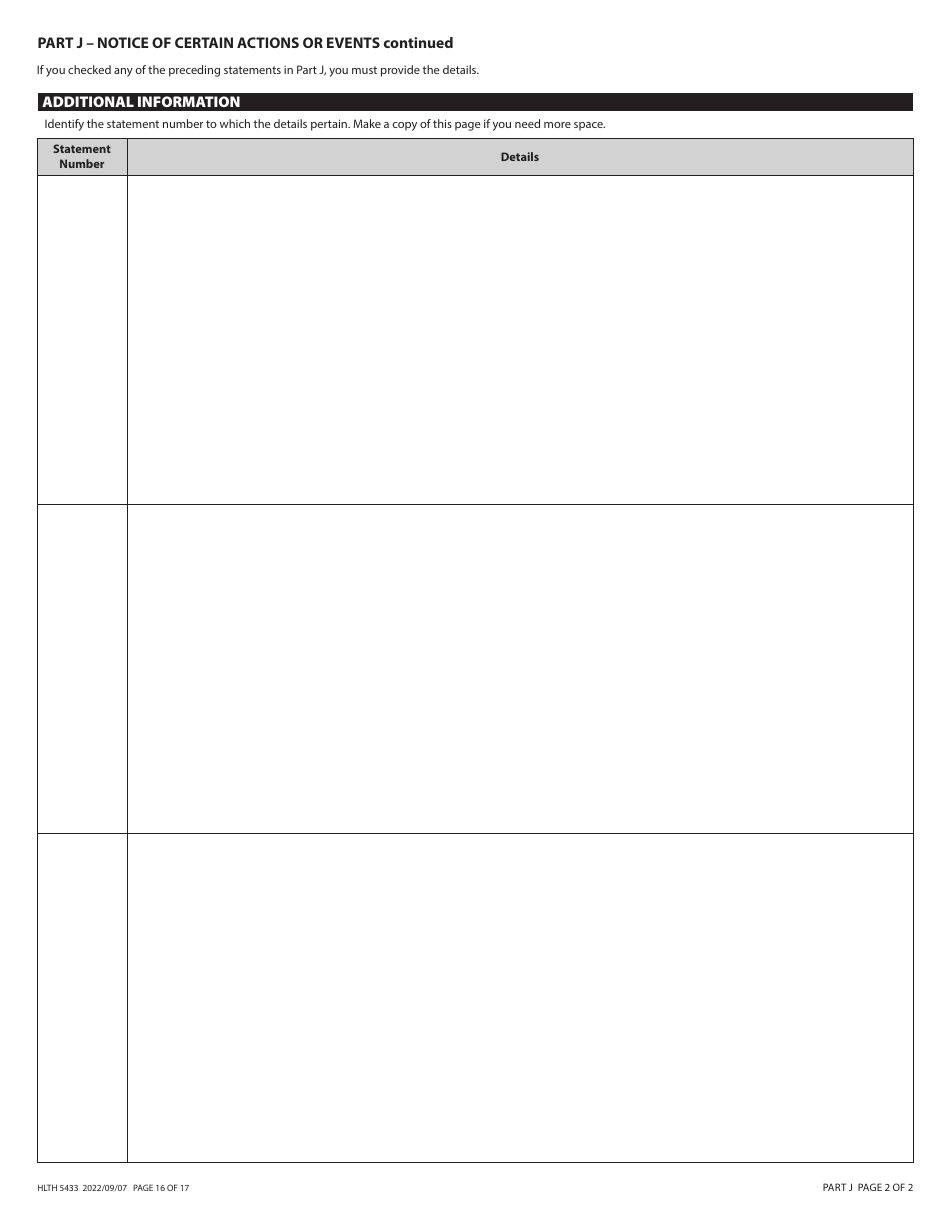 Form HLTH5433 Pharmacare Provider Change - British Columbia, Canada, Page 16