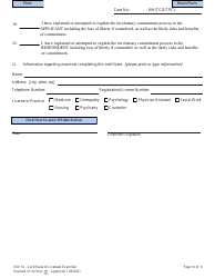 Form INV10 Certificate of Licensed Examiner - West Virginia, Page 10